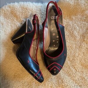 N.Y.L.A 90's Black and Red Heels Size 8